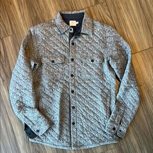 Men's Gray Quilted Jacket